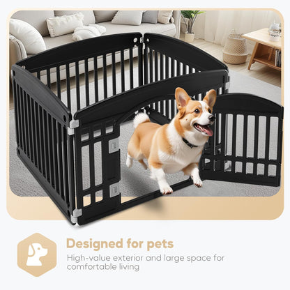 Dog Playpen Secure Foldable Fence