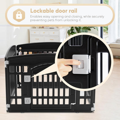 Dog Playpen Secure Foldable Fence
